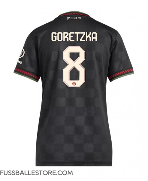 Günstige Bayern Munich Leon Goretzka #8 3rd trikot Damen 2025-26 Kurzarm Günstige Bayern Munich Leon Goretzka #8 3rd trikot Damen 2025-26 Kurzarm
